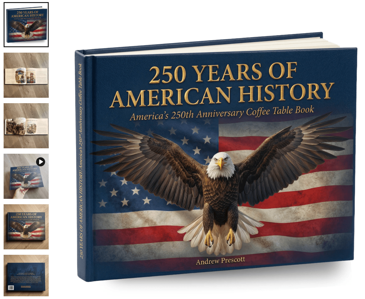 250 Years Of American History Book