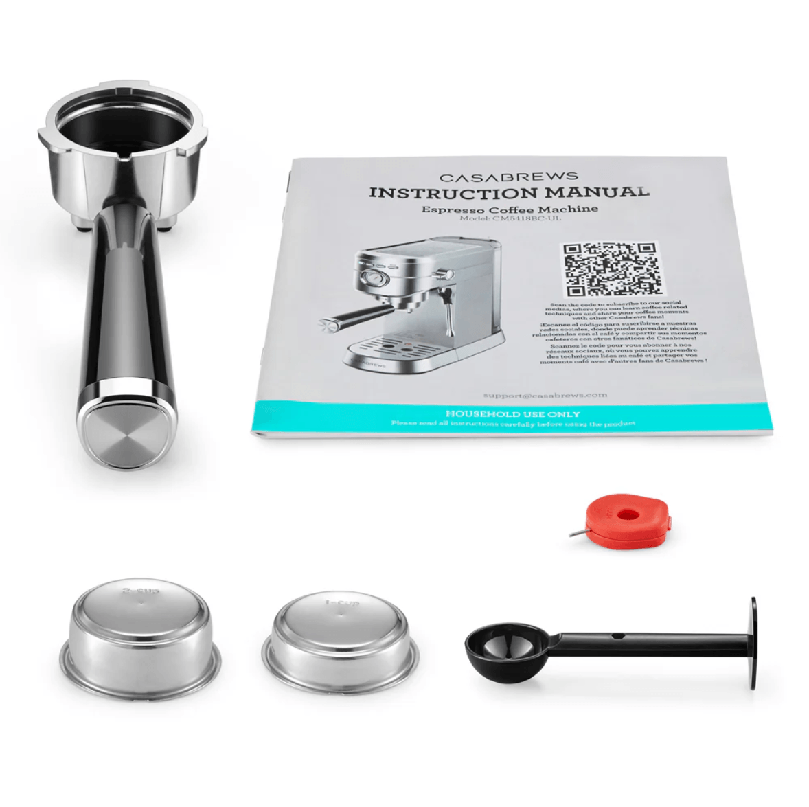 Casabrews CM5418 Portafilter Extraction