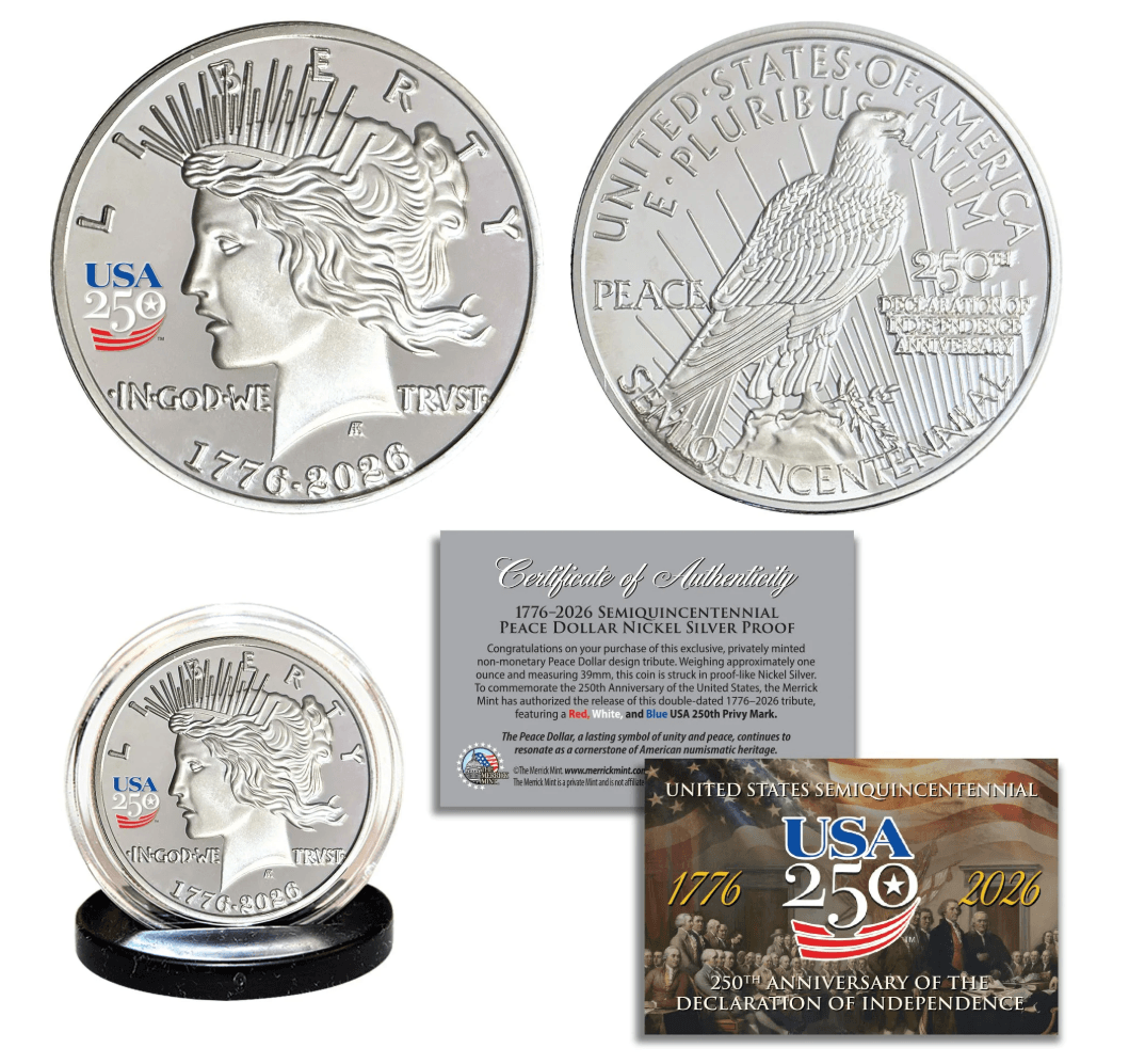 America 250 Silver Coin