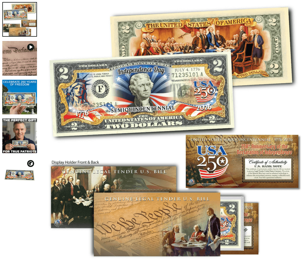 America 250 Collectible Bill