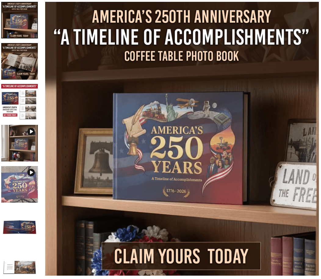 America 250 Anniversary Book