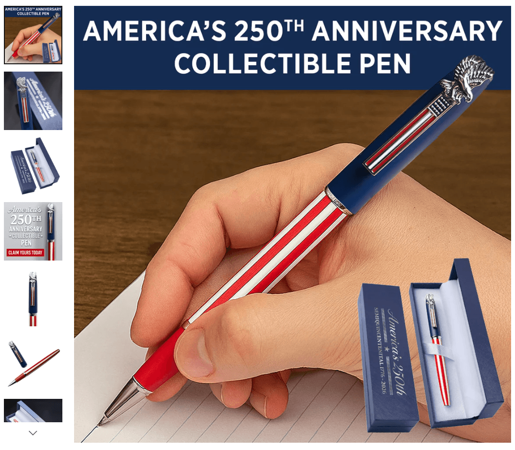 America 250 Pen