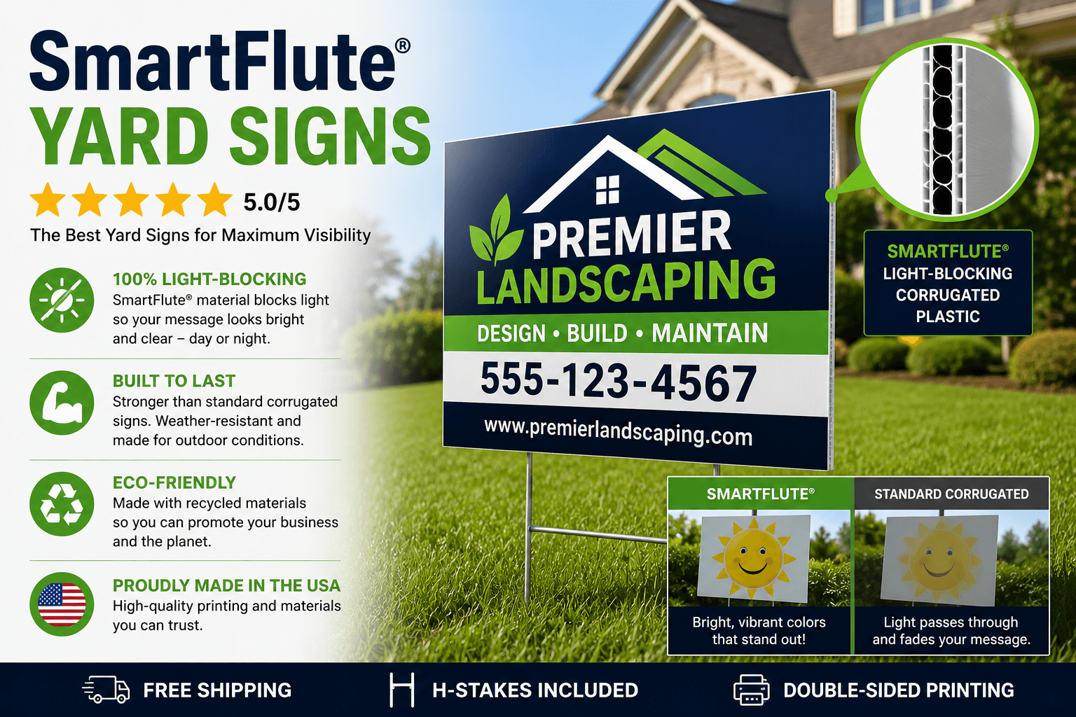SmartFlute Yard Signs
